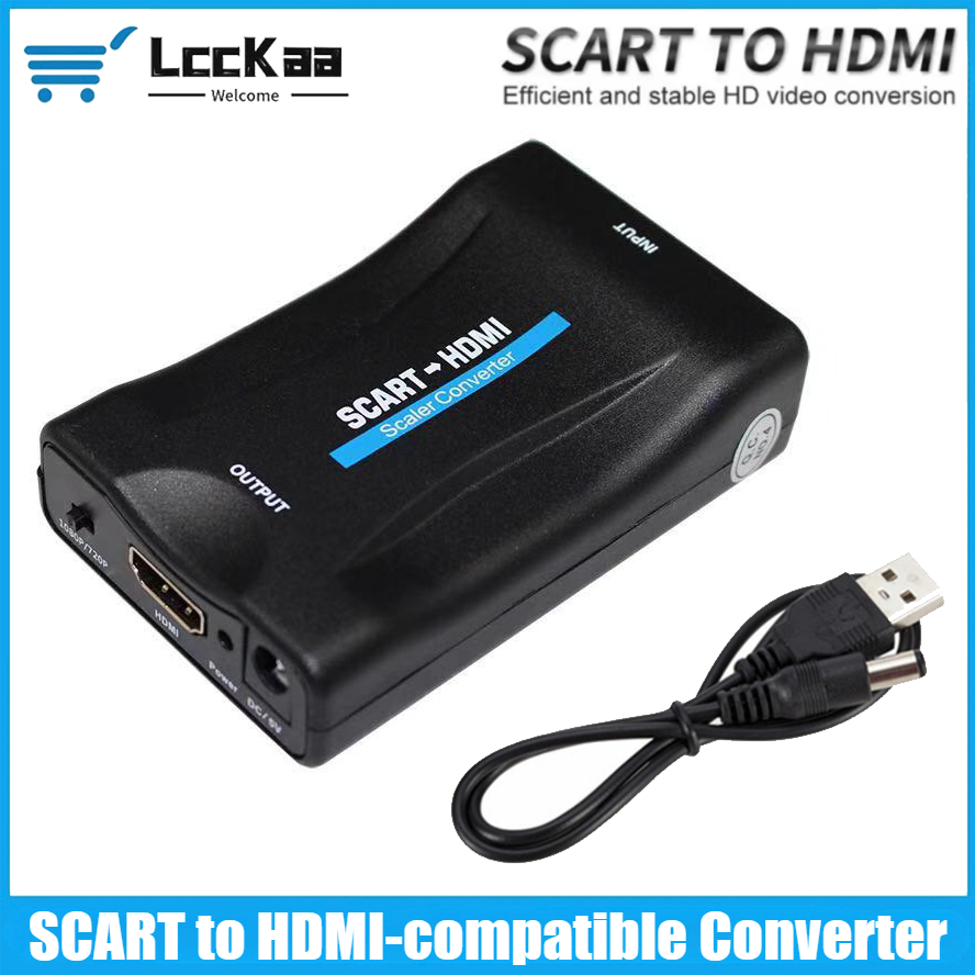 Scart To Hdmi - ตัวแปลงสัญญาณ SCART เป็น HDMI รองรับความละเอียด 1080P