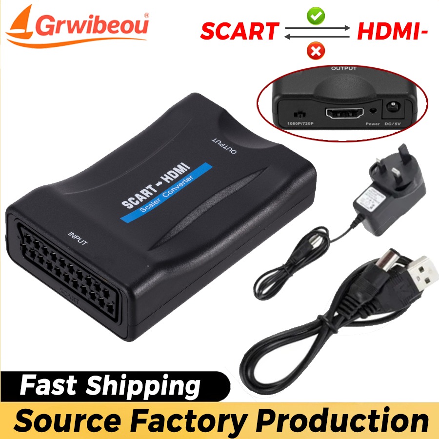 Scart To Hdmi - 1080P SCART To HDMI Video Audio