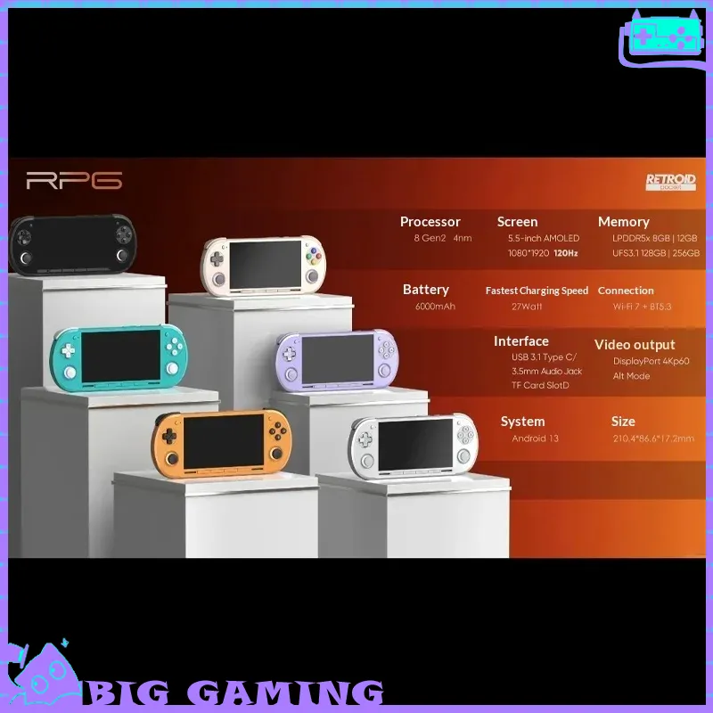 Retro Gaming Nintendo - สำหรับเครื่องเล่นเกมพกพา Retroid Pocket G2 หน้าจอ OLED