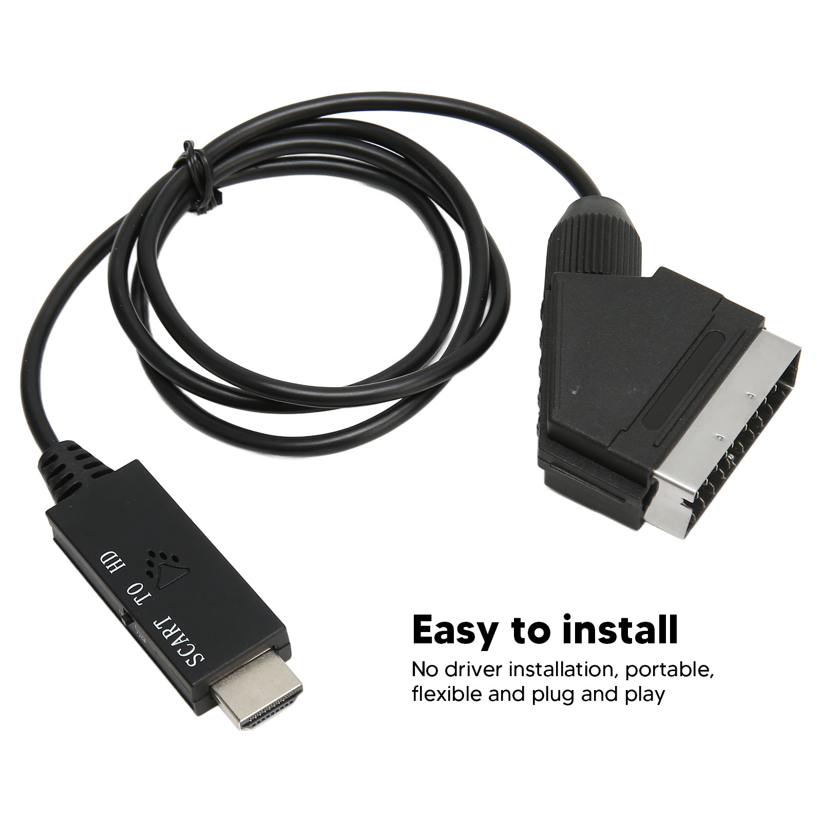 Scart To Hdmi - SCART เป็น HD ตัวแปลงอินเทอร์เฟซมัลติมีเดีย HD 1080P