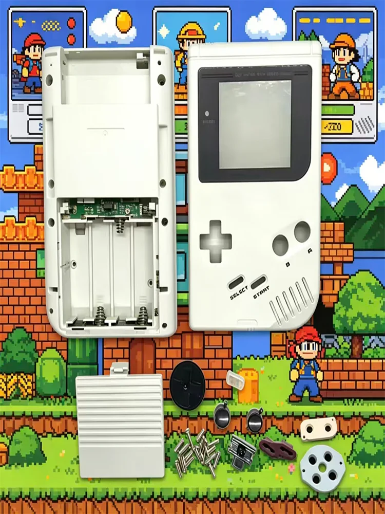ชุดเคส GB DMG พร้อมปุ่ม ยางนำไ - Retro Gaming Repair บทวิจารณ์และราคา