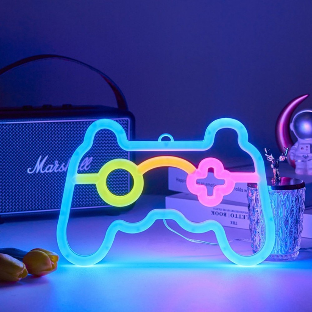 ไฟนีออน LED รูปจอยเกมส์ 1 ชิ้น - Retro Gaming Projector บทวิจารณ์และราคา