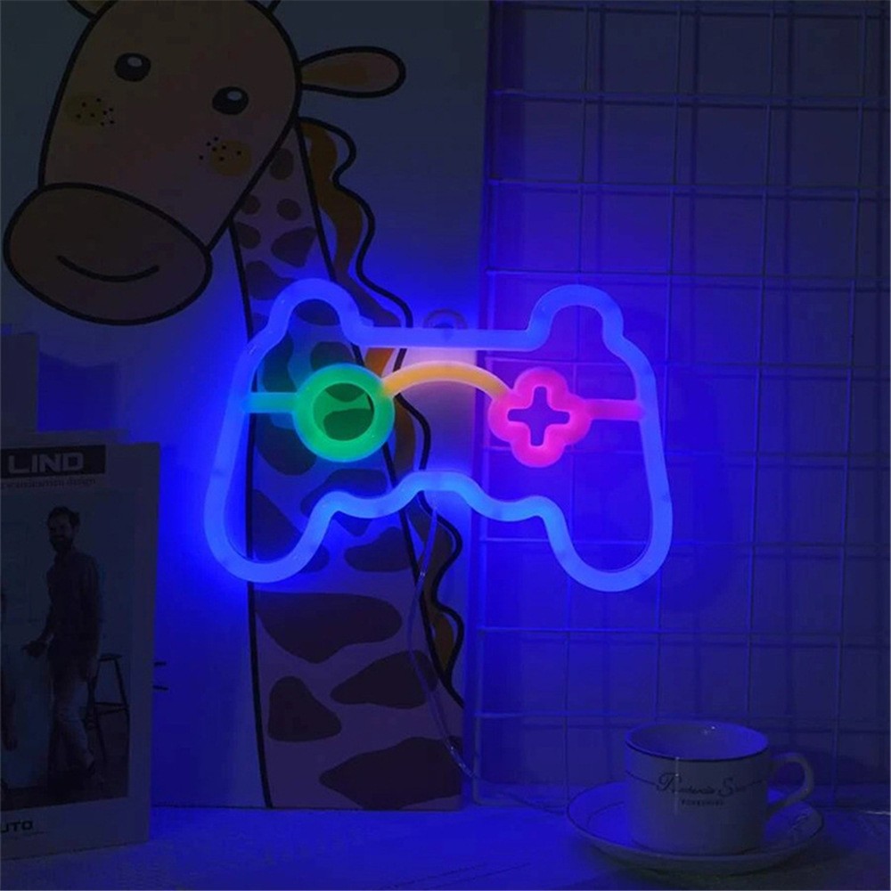 ไฟนีออน LED รูปจอยเกมส์ 1 ชิ้น - Retro Gaming Projector บทวิจารณ์และราคา