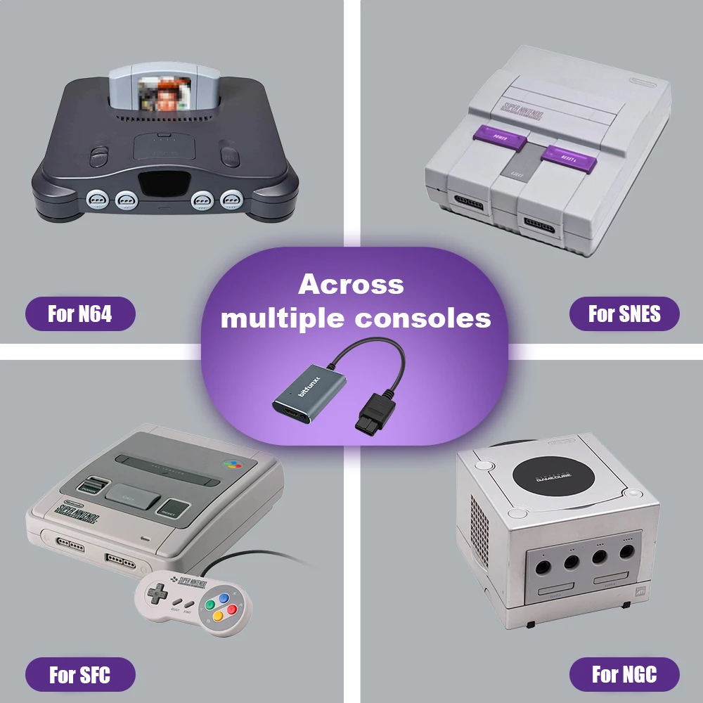 Bitfunx 720P Svideo/AV ไปยังอะ - Retro Gaming Nintendo บทวิจารณ์และราคา