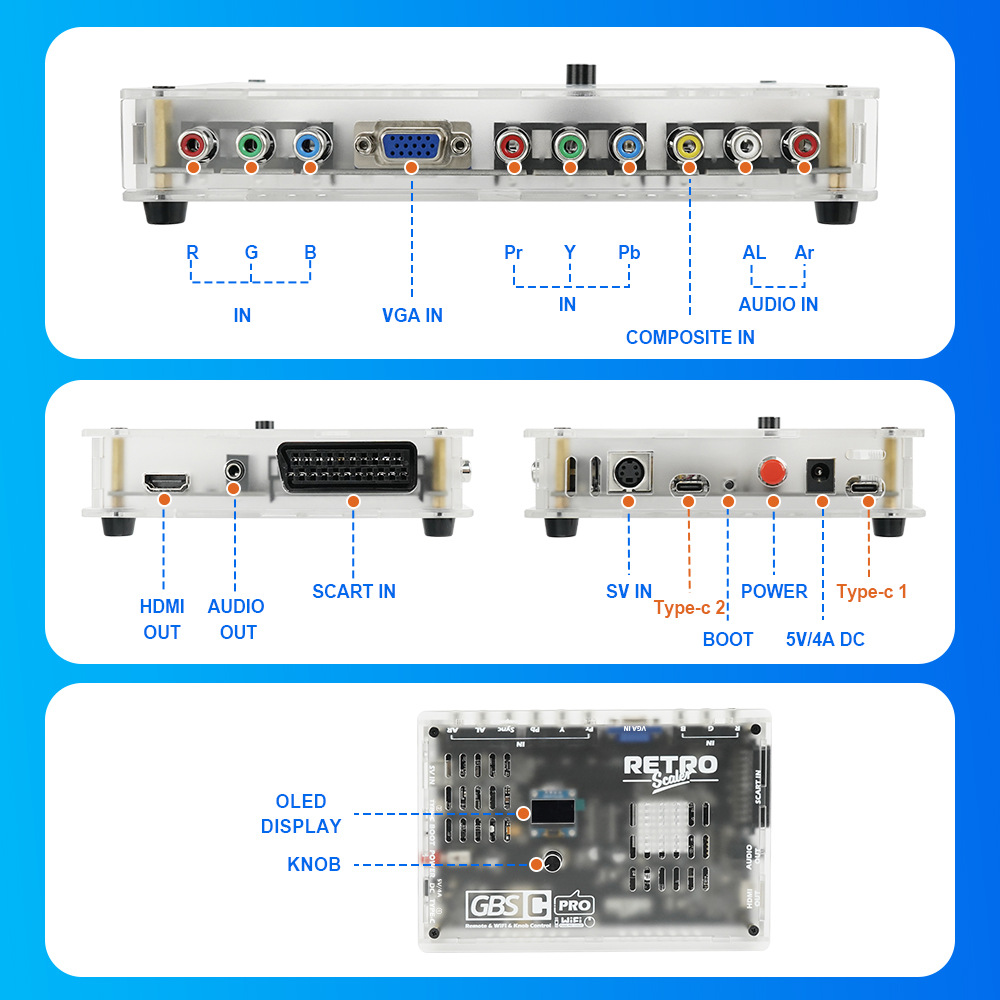 เกมย้อนยุค GBSC Pro GBS Contro - Scart To Hdmi บทวิจารณ์และราคา