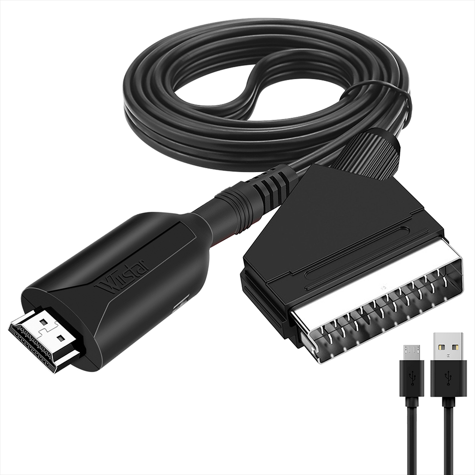 1080P HD HDMI เข้ากันได้กับ SC - Scart To Hdmi บทวิจารณ์และราคา