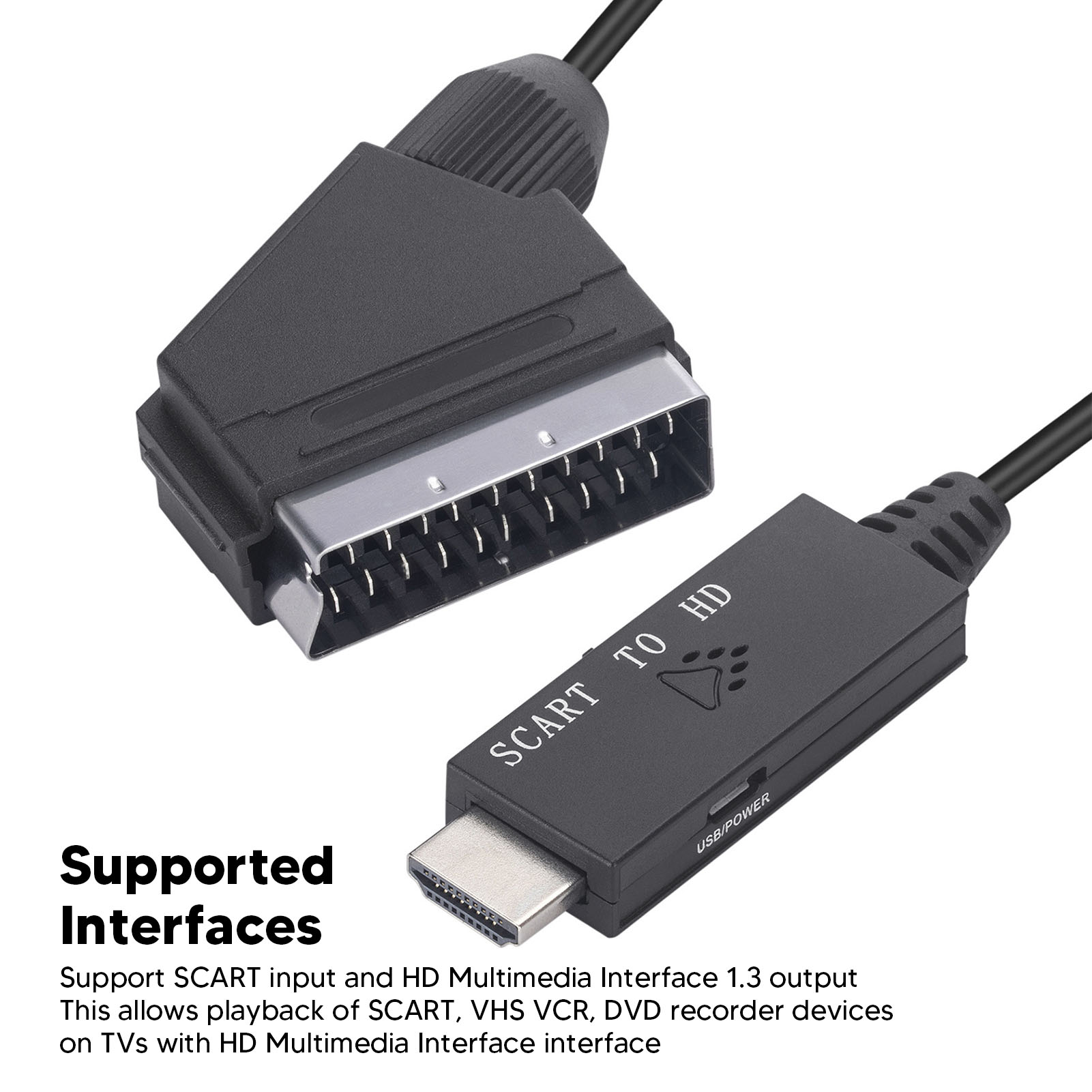 SCART เป็น HD ตัวแปลงอินเทอร์เ - Scart To Hdmi บทวิจารณ์และราคา