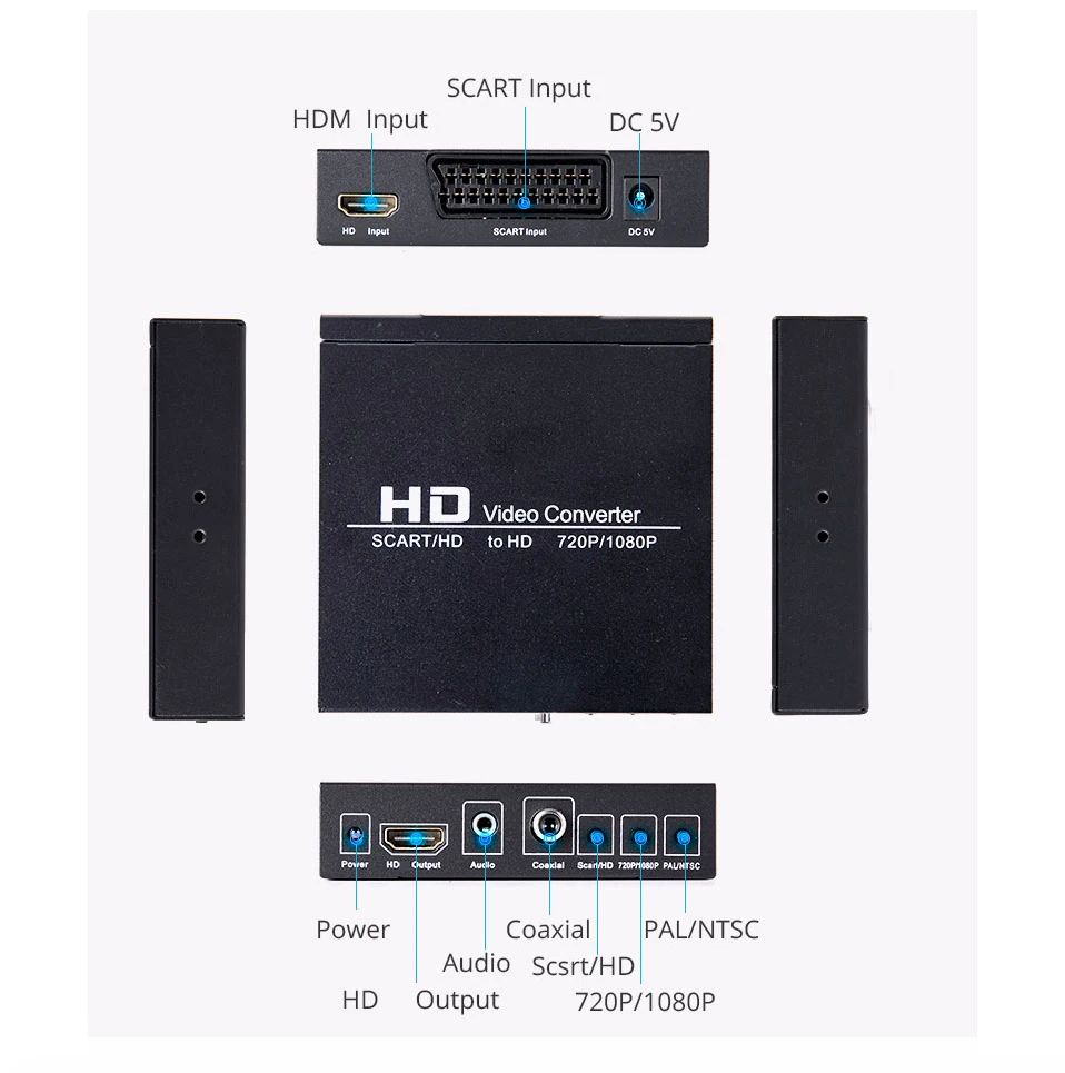 SCART HDMI เป็น HDMI ตัวแปลงวิ - Scart To Hdmi บทวิจารณ์และราคา