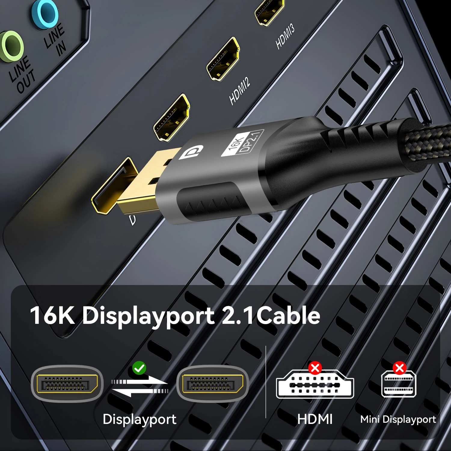 สาย DisplayPort สำหรับวิดีโอแล - Retro Gaming Projector บทวิจารณ์และราคา
